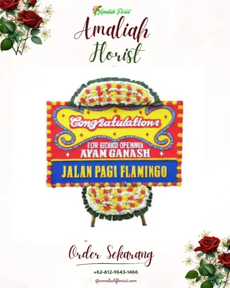 Sewa Papan Bunga Waringin Kurung